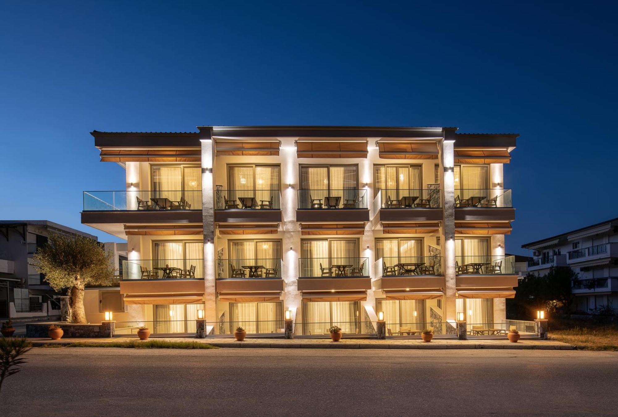 Ikies Apollon Boutique Hotel Sarti Exterior foto